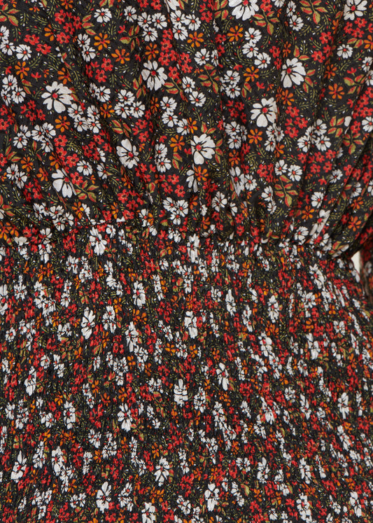 70'S PRINTED LILA TOP