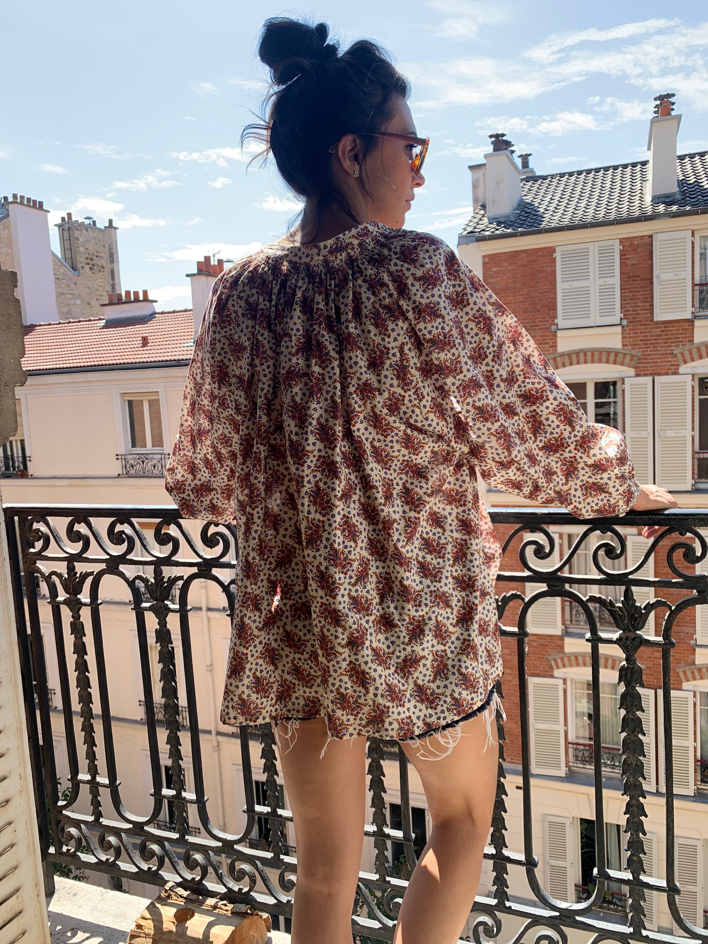 BOHÈMIAN PRINTED ZINA BLOUSE