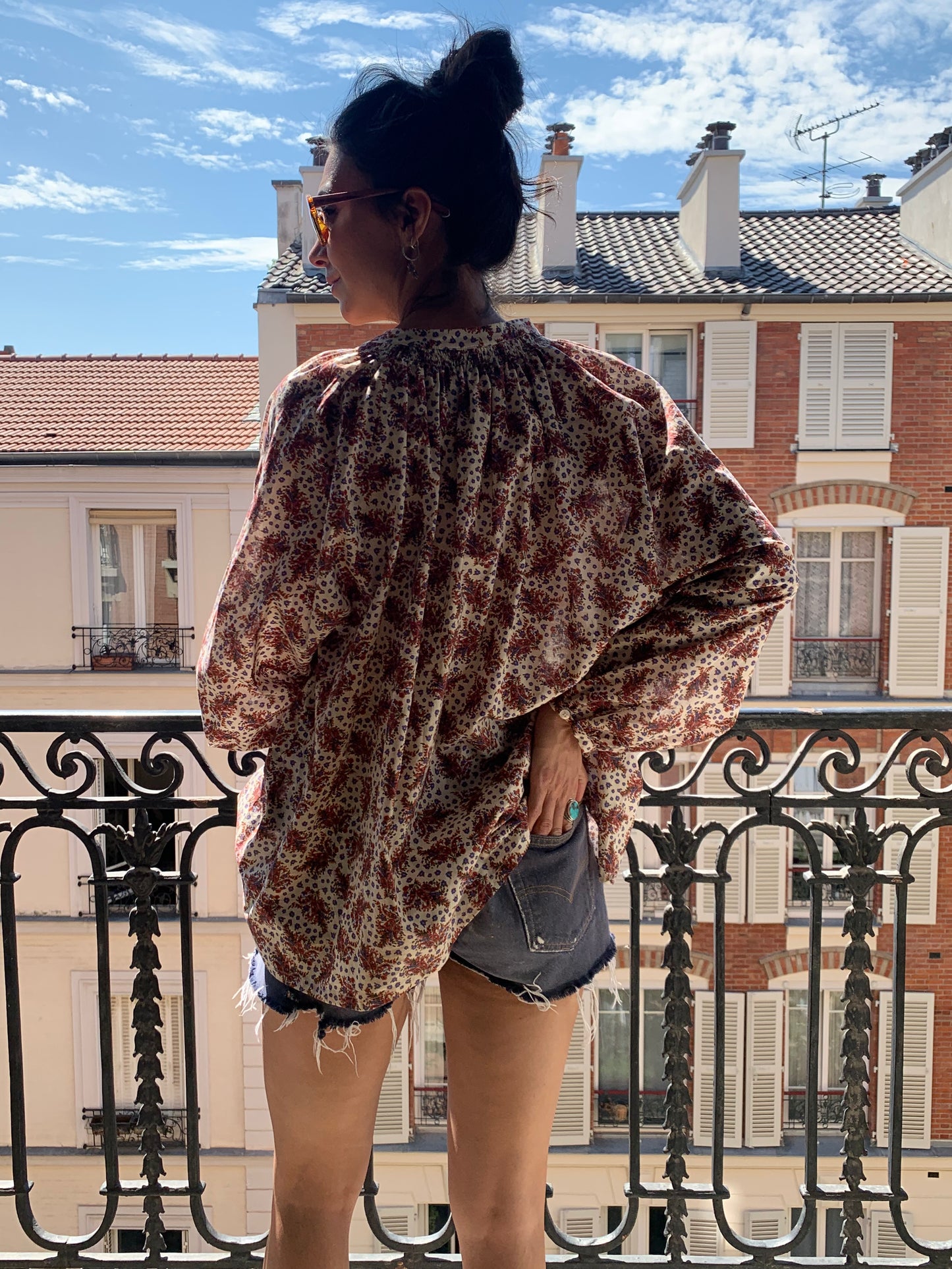 BOHÈMIAN PRINTED ZINA BLOUSE