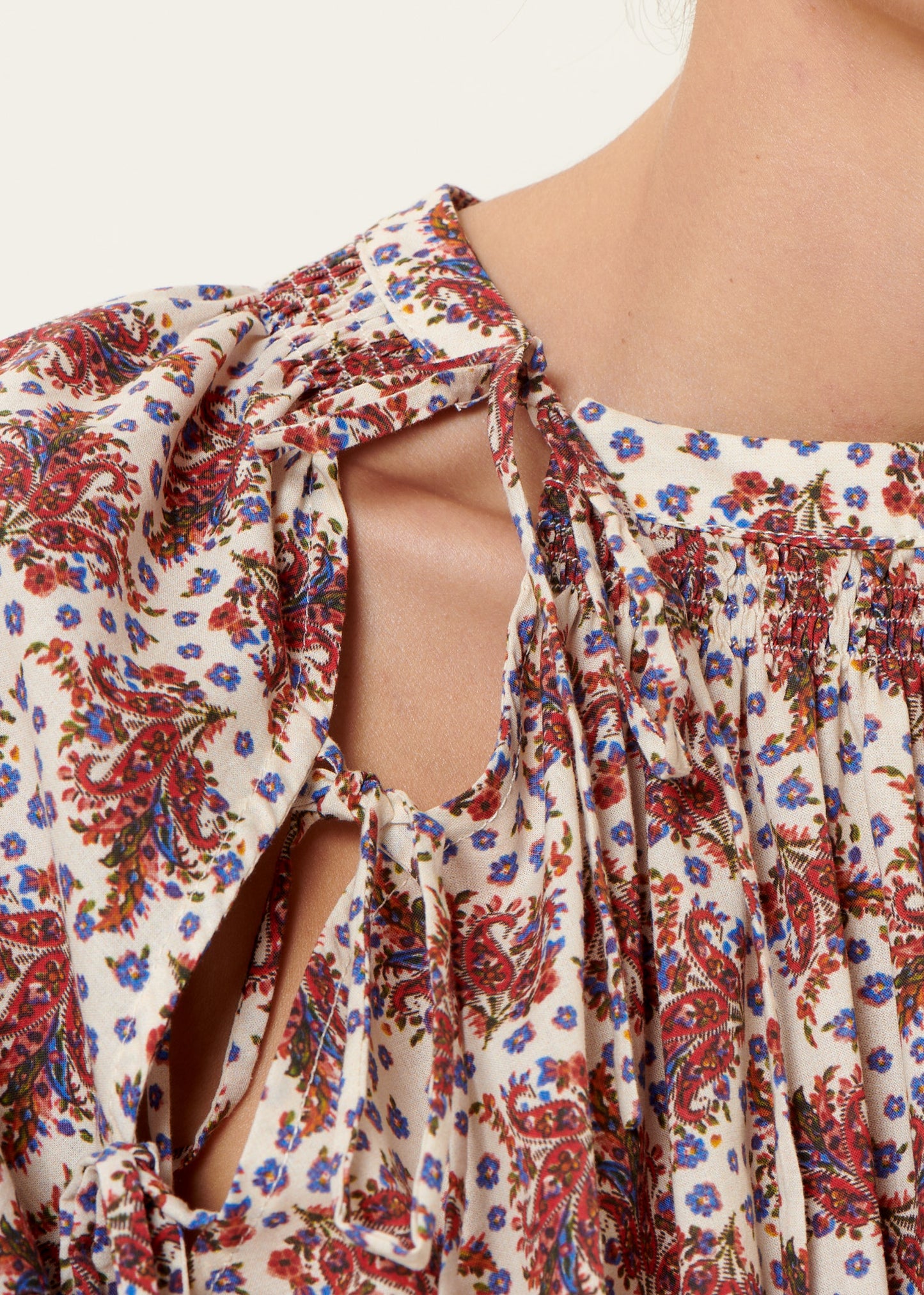 BOHÈMIAN PRINTED ZINA BLOUSE